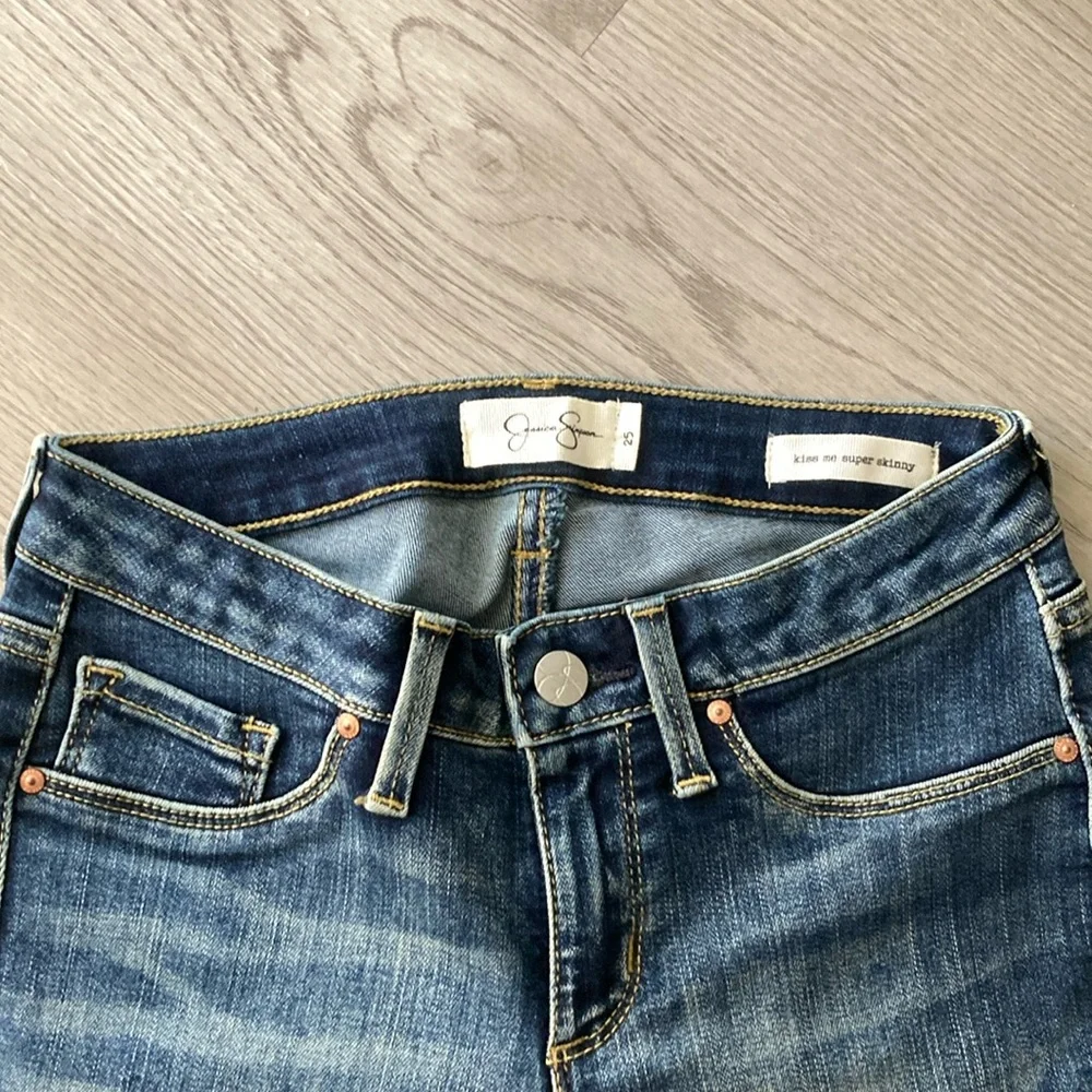 NWOT Jessica Simpson Medium Blue Skinny Jeans - Picture 2 of 8